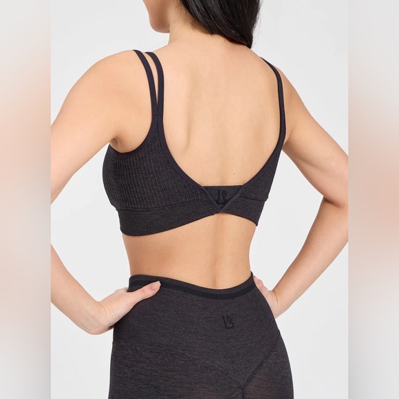 NWT BuffBunny Shape Seamless Sports Bra ‘Charcoal’ Black XXL - Picture 3 of 12